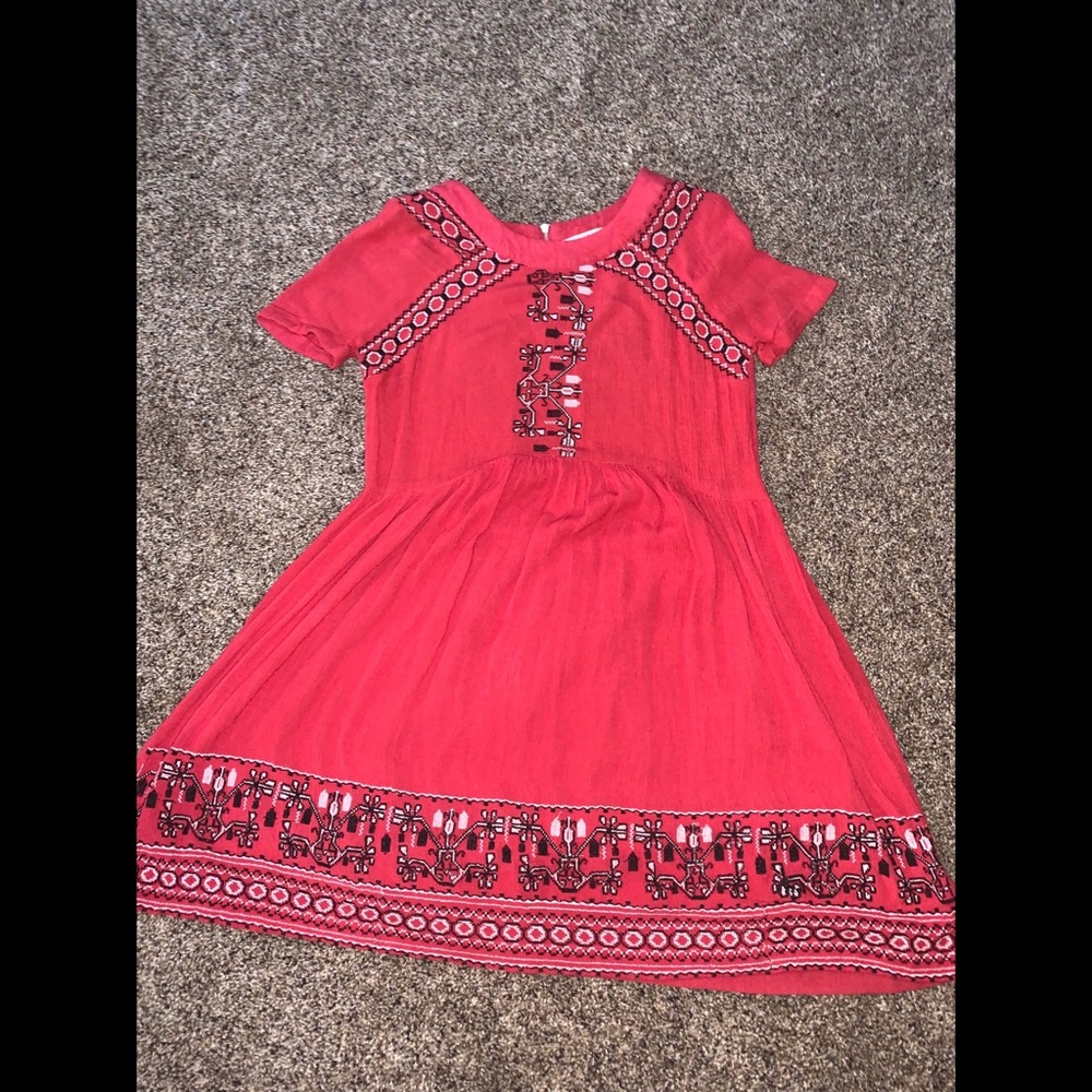 Boho Peasant Dress